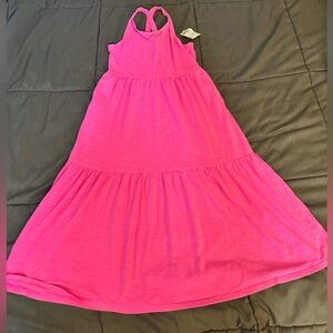 Cat & Jack Pink Ruffled Tiered Sundress